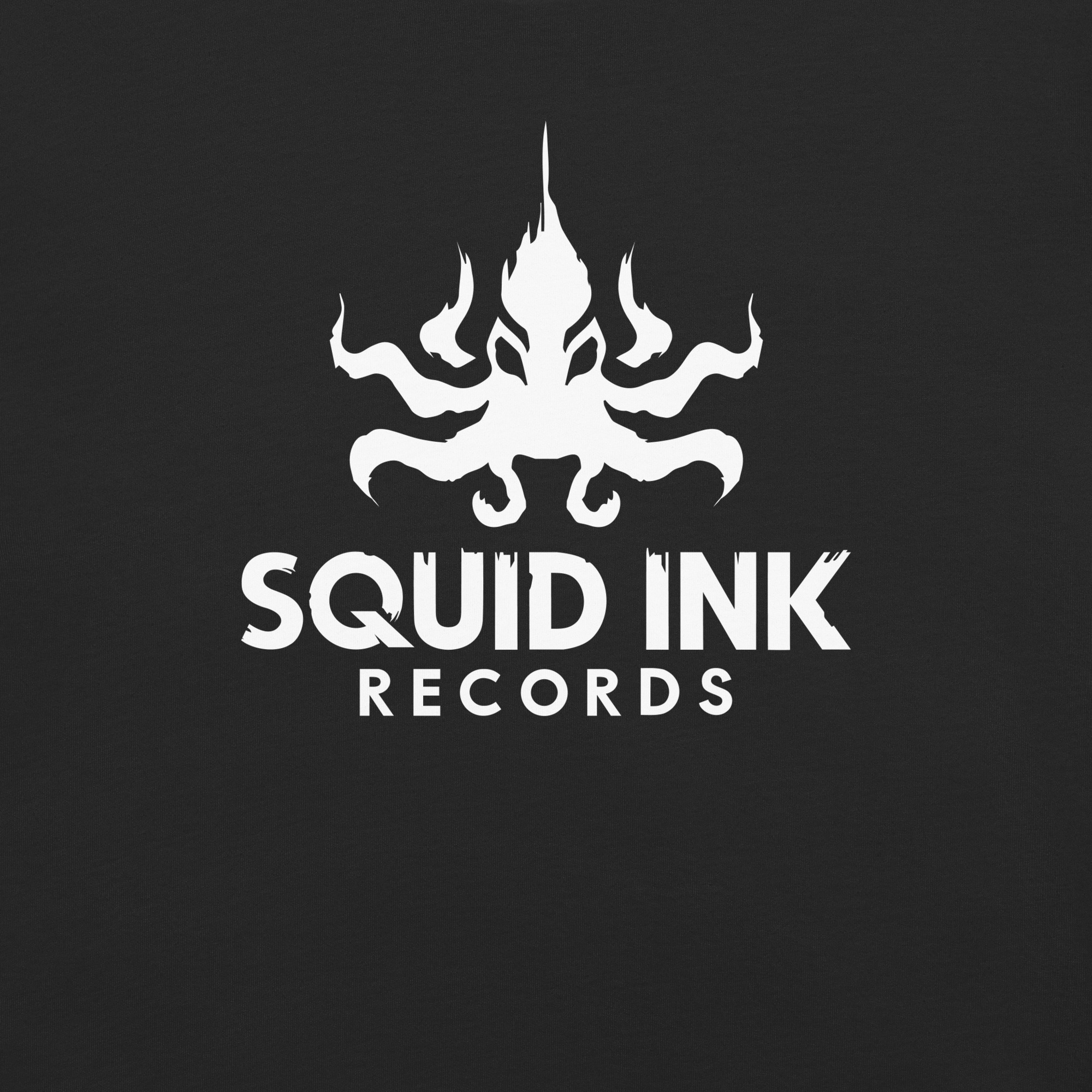 Squid Ink Records Logo T-Shirt | Premium House Music DJ Tee | Unisex Garment-Dyed Heavyweight Shirt